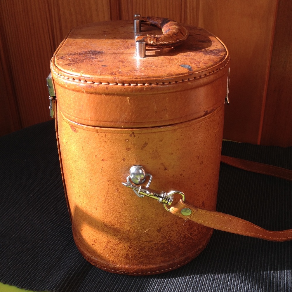 vintage genuine leather lady's case - Picture 4 of 8